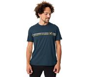Vaude - T-shirts - Me Cyclist T-Shirt V Dark Sea pour Homme, en Coton - Bleu