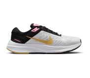 Nike Chaussures de course Femme - Air Zoom Structure 24 - white/wheat gold-black-pink spell DA8570-106