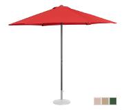 Uniprodo Grand parasol - Rouge - Hexagonal - Ø 270 cm