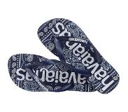 Havaianas Tongs Havaianas Unisex Top Logomania Fashion Navy Blue-Taille 41 - 42