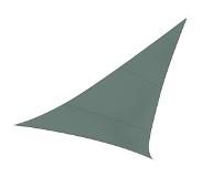 Perel Toile d'ombrage, hydrofuge, 3,6 x 3,6 x 3,6 m, 160 g/m², polyester, triangle, vert-gris