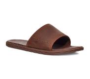 Ugg Claquettes UGG Seaside Slide Luggage Leather Homme-Taille 45