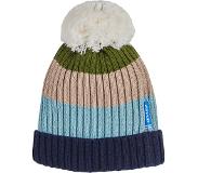 Finkid Bonnet à Pompon Enfant - POMPULA - bronze green/navy