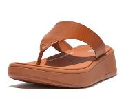 FitFlop Tongs FitFlop Femmes F-Mode Leather Plateforme Toe-Post Light Tan-Taille 36