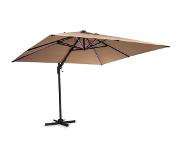 Blumfeldt Arles parasol 300 x 300 cm polyester déperlant UV50+ éclairage LED