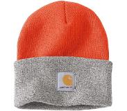 Carhartt Bonnet Carhartt Men Acrylic Watch Hat Bright Orange