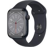 Apple Watch Series 8 45 mm Aluminium Minuit Bracelet Sport Minuit