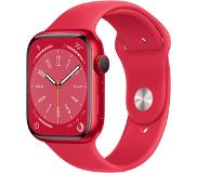Apple Watch Series 8 45 mm Aluminium RED Bracelet Sport RED
