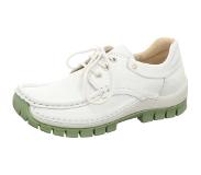 Wolky Chaussures à Lacets Wolky Femme Fly Velvet leather White L-Green-Taille 37