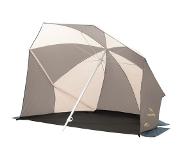 Easy Camp Abri de plage avec parasol Coast Gris et sable