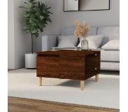 vidaXL Table basse chêne marron 55x55x36,5 cm bois d'ingénierie