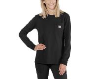Carhartt T-shirt Carhartt Women Workwear Pocket L/S T-Shirt Black-S