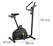 Gymrex Vélo d'intérieur - Roue d'inertie de 4 kg - Supporte jusqu'à 110 kg - Écran LCD - Hauteur de 72 - 88,5 cm