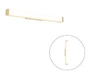 QAZQA Applique de salle de bain en laiton 62 cm avec LED IP44 - Cascada