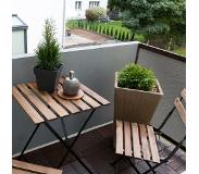 Livin'outdoor Écran de balcon gris 90x500 cm