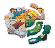 PlanToys Plan Toys puzzle en bois Four Seasons - 12 pièces
