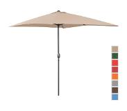Uniprodo Grand parasol - Crème - Rectangulaire - 200 x 300 cm
