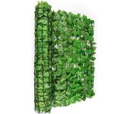 Blumfeldt Fency Bright Leaf Clôture pare-vue Paravent 300x100 cm hêtre -vert clair