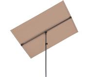 Blumfeldt Flex-Shade L parasol 130 x 180 cm Polyester UV 50 taupe