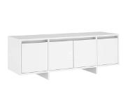 vidaXL Meuble TV Blanc 120x30x40,5 cm Aggloméré
