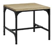 vidaXL Table basse Chêne sonoma 50x50x35 cm Bois d'ingénierie