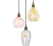 LumenXL Lampe suspendue avec verre de couleur différente et détail convexe - Verona