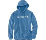 Carhartt Signature Logo, sweat à capuche ,Bleu Clair (Lagoon) ,L