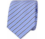 Suitable Cravate Progetto Rayures Bleu clair Bleu