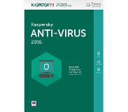 Kaspersky Lab Anti-Virus 2016 Base license 3utilisateur(s) 1année(s)