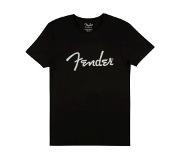 Fender T-shirt Spaghetti Logo M Noir