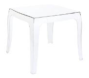 Alterego Table d'appoint 'RETRO' design transparente