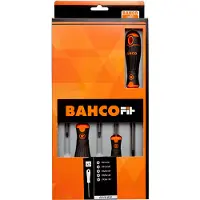Bahco Jeu De Tournevis Inviolablefit Torx With Rubber Handle 5 Unités