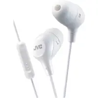 JVC HA-FX38M-E Marshmallow - Écouteurs avec microphone - intra-auriculaire - filaire - blanc