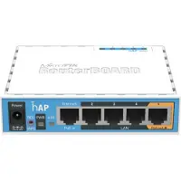 Mikrotik RouterBOARD hAP - Wireless Router 4-Port-Switch 2,4 GHz (RB951Ui-2nD)