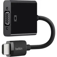 Belkin Adaptateur HDMI / VGA Compatible avec AirPlay et Apple TV, 25cm, - Noir