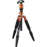 Rollei Compact Traveler No.1 Aluminum Tripod Trépied de voyage V2 - Orange