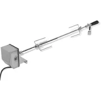 vidaXL BBQ Rotisserie tournebroche avec moteur professionnel acier 900 mm