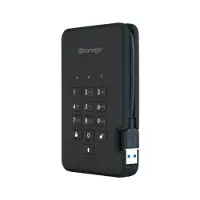 ISTORAGE diskAshur2 2TB Black USB 3.2 (Gen 1) / 2.5" / disque dur externe / grade militaire, IP 56, AES-XTS 256-bit HW encryption, FIPS PUB 197 / EDGE / Keypad