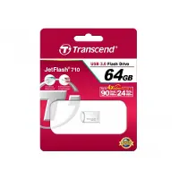 Transcend Jetflash 710 Usb 3.0 64gb Pendrive Argenté