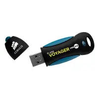 Corsair Microsystems Flash Voyager (256 Go, USB-A), Clé USB, Noir, Bleu