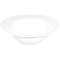 Olympia Assiettes de luxe en porcelaine avec bord large (4 pièces)