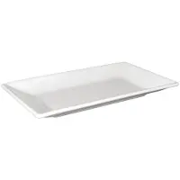 Olympia Plat de service plat en porcelaine | 2 pièces