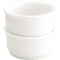 Olympia Ramequin empilable en porcelaine blanche 8,5 cm | 12 pièces