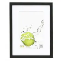 Deknudt Frames Cadre photo noir avec passe-partout blanc 20x30 S66KF2