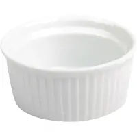 Olympia Ramequins en porcelaine blanche 8 cm | 12 pièces