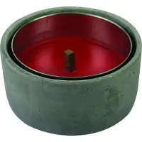 Cosy@home Stone Bougie Jardin D18x9cm Bougieincl - 8-10 Hrs