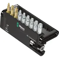 Wera Assortiment d'embouts PZ/TORX, 10 pièces, embout Check Rapidaptor