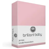 Briljant Drap-Housse Brijlant Enfant Rose Clair (Jersey de Coton)-70 x 140/150 cm