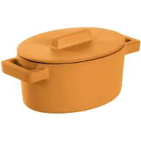 Sambonet Terra.cotto, cocotte en fonte couleur vanille, 13 x 10 cm, S0103-S00495-51638V13