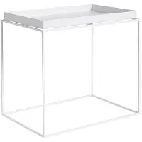HAY Tray Coffee Table Basse White | 40 x 60 cm | Powder Coated